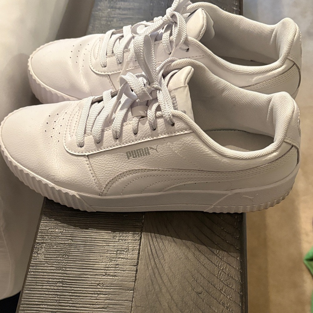 Puma Classic White Sneakers - Picture 2 of 4